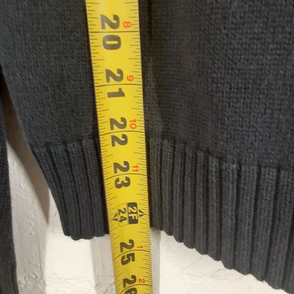 Lauren Ralph Lauren Womens M Black Pullover Sweater Buckle - Picture 7 of 7